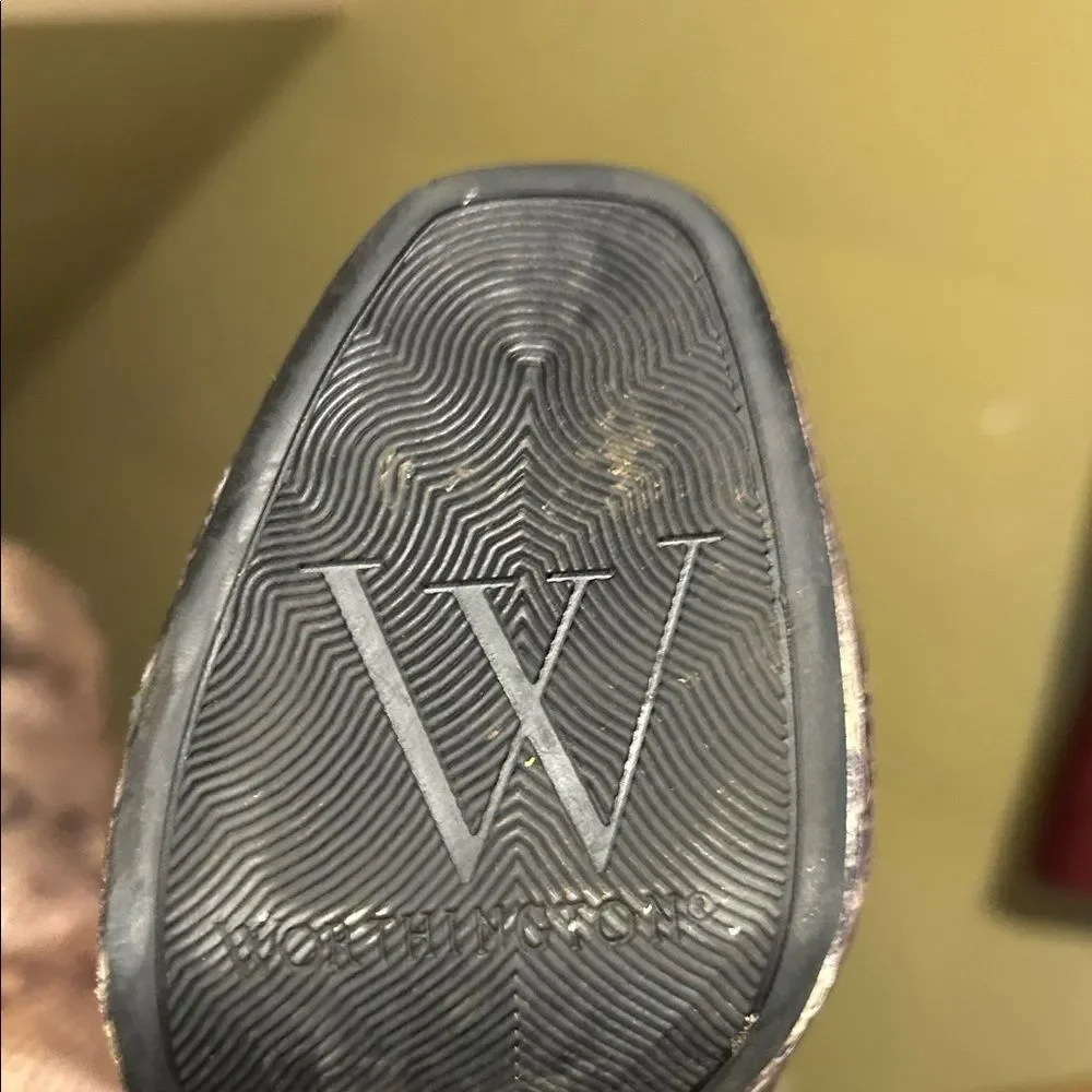 Worthington Faux Snakeskin Chunky Boot
